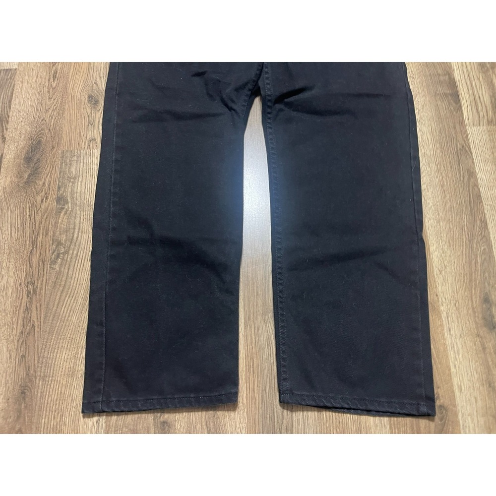 Wrangler Jeans, Men's Size 36x32, Black, Denim, Relaxed Fit, Straight Leg - Picture 3 of 8
